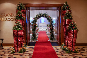 Wedding venue entrance