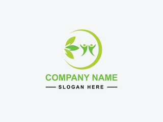simple nature  logo template vector design for your company name
