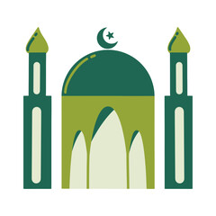 Simplified Islamic Mosque Style