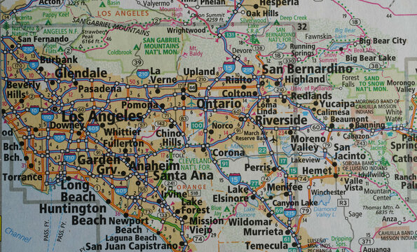 Southern California Map Images – Browse 406 Stock Photos Southern California Map Images – Browse 406 Stock Photos