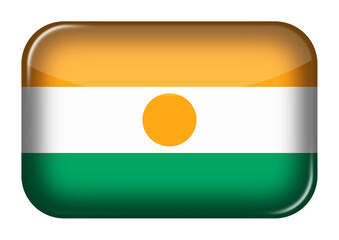 Niger web icon rectangle button