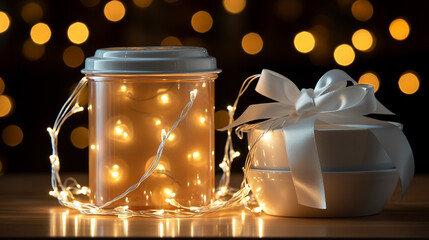 Gift_box_and_ribbon_near_garland_lights