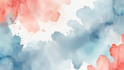 Abstract Watercolor Paint Background For Wallpaper