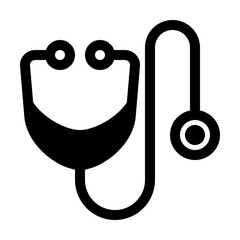 stethoscope icon vector