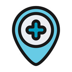 hospital  icon vector