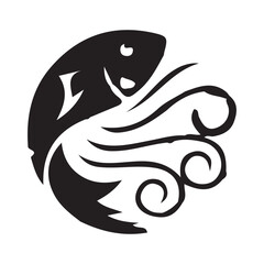 fish icon vectors illustration symbol