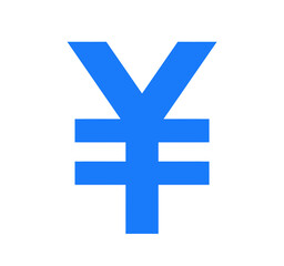 シンプルな青色の円マーク