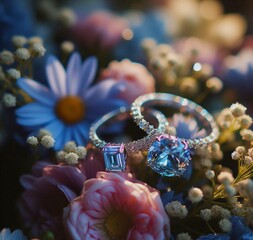 Beautiful Blue Diamond Ring (1) 1