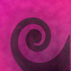 Abstract psychedelic swirl shape background image.