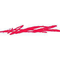 abstract red marker stroke element