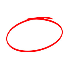 red circle stroke