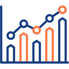 statistic vector design icon.svg
