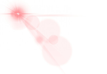 Lens flare light effect.