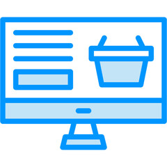Obraz premium online cart vector design icon.svg