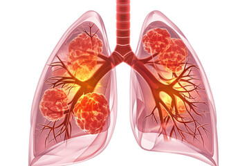 Lung Cancer: Unhealthy lungs are often associated with lung cancer,