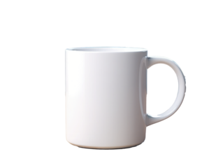 white mug, studio shot, png, fondo transparente, 