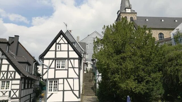 Drone Shoot Beautiful German Village , Kettwig, Essen