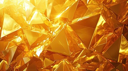 Golden Prism Abstract Color