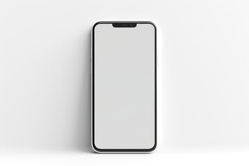 Smartphone iPhone for mockup, Handy, Cellphone Mockup, , Transparent white background, generative Ai