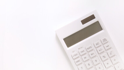 白い電卓