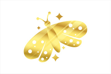 Butterfly Laser Metallic Sticker Design
