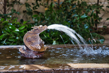 小野照崎神社の手水舎