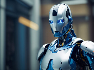 AI Futuristic robot