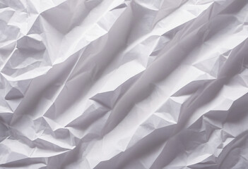 Obraz premium white crumpled paper background