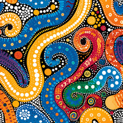 seamless pattern with circles