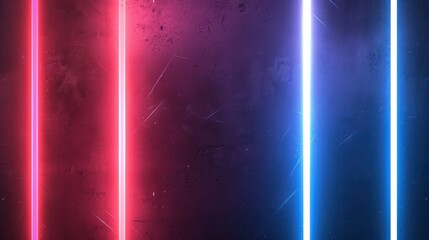 abstract neon background, blue , orange and pink light, suitable for banner and background