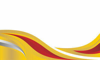 wave abstract art background template design