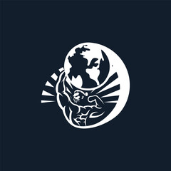 Illustration Atlas Logo Design