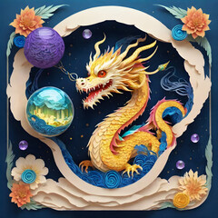 dragon, Generative AI illustration