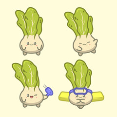 Cute Choi Cartoon Character Illustration