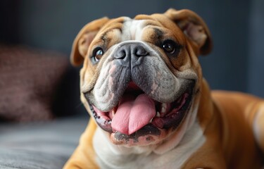 english bulldog puppy - obrazy, fototapety, plakaty