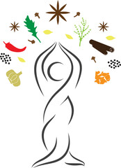 Restaurant Logo | Food Logo | Modern Cooking Logo | Food Vlogger Icon | Indian Masala Devi Logo