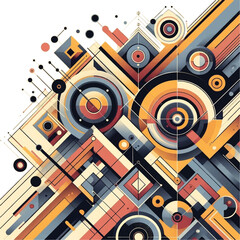 Obraz premium abstract background corner illustration vector