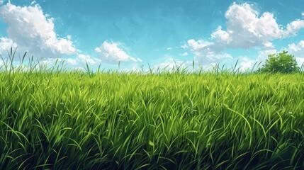 Fototapeta premium Grass, Background Banner HD