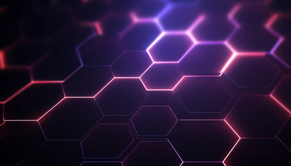 abstract background with simple hexagon