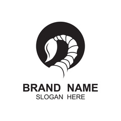 Scorpion Logo Vector icon Illustration Template. logo suitable for branding, gaming, extreme sports, fashion, tattoo salons, bands and security