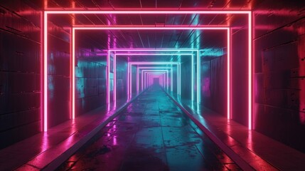 As you emerge from the neon tunnel you cant help but feel a sense of exhilaration and wonder from the journey.