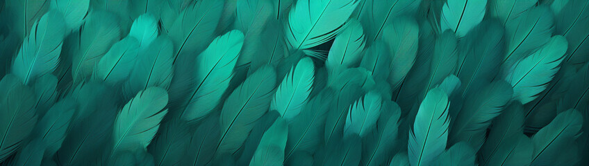 Blue and yellow feathers  background