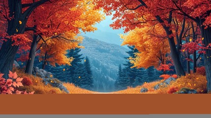 Nature Frame Leaves Trees Forest, Background Banner HD