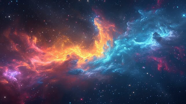 Nebula Galaxies Space Elements This Image, Background Banner HD