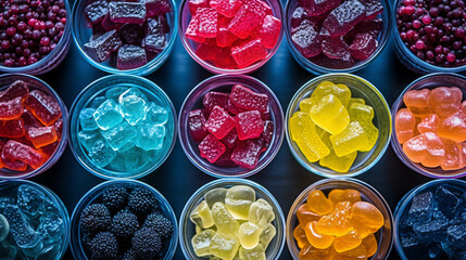 colorful jelly beans high definition(hd) photographic creative image - obrazy, fototapety, plakaty