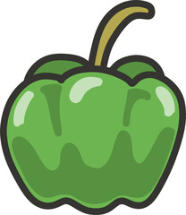 green pepper icon png