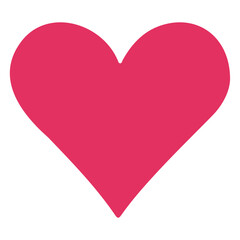 Pink heart icon vector