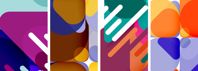 Geometric elements abstract backgrounds for wallpaper, business card, cover, poster, banner, brochure, header, website