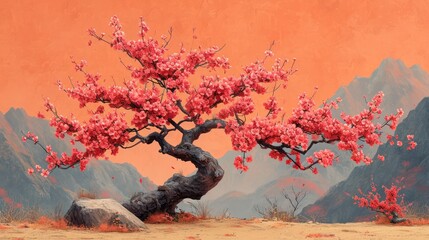 Prunus Mume Asian Tree Species Classified, Background Banner HD