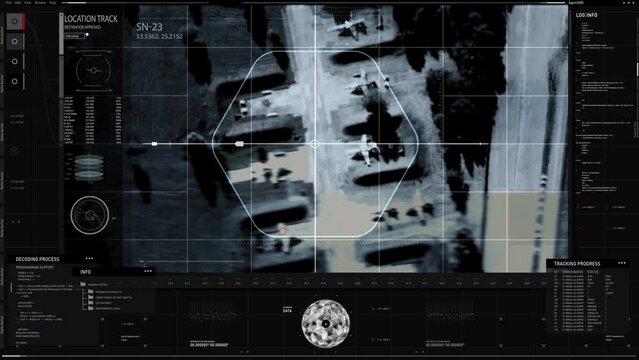 Military network is seeking information about warfare actions. Military network has detected multiple army airplanes used in warfare. Modern Military network analyzing the warfare vehicle data. UI.